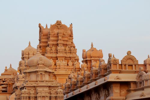 A Brown Concrete Temple