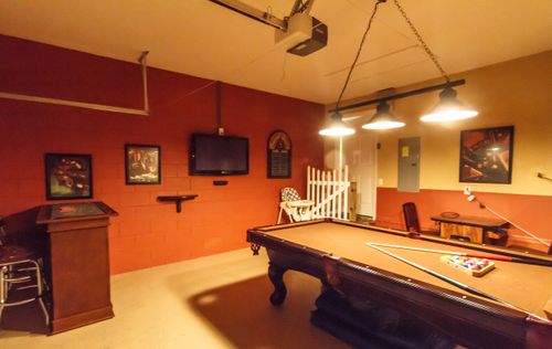 Free stock photo of billiard game room, billiard table, billiard table game room Stock Photo