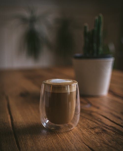 Free A Close-Up Shot of a Cup of Coffee Stock Photo