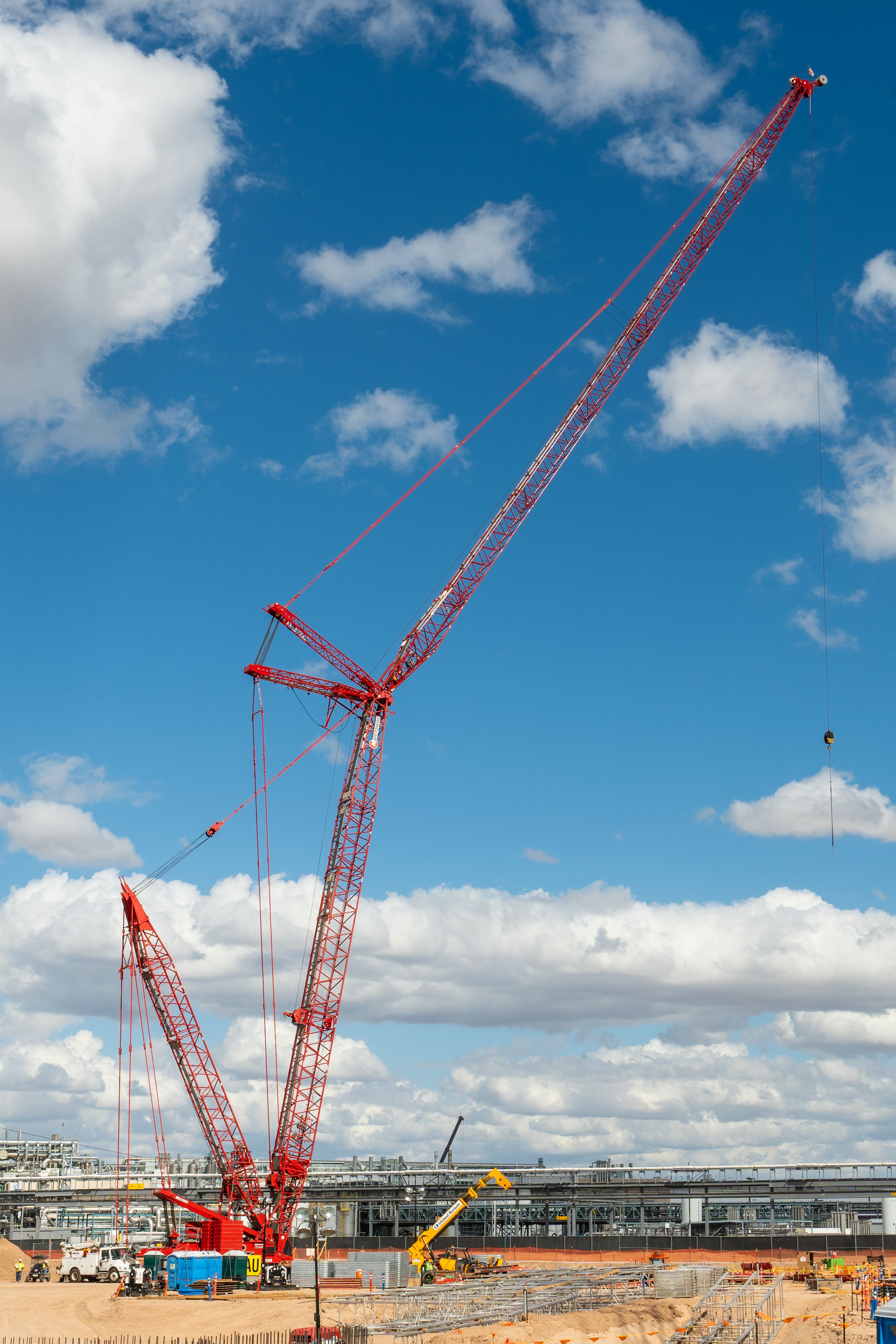 Tower Crane Used in Building Construction · Free Stock Photo