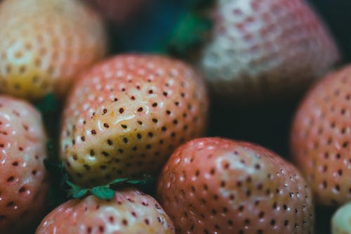 Close-Up Shot of Strawberries