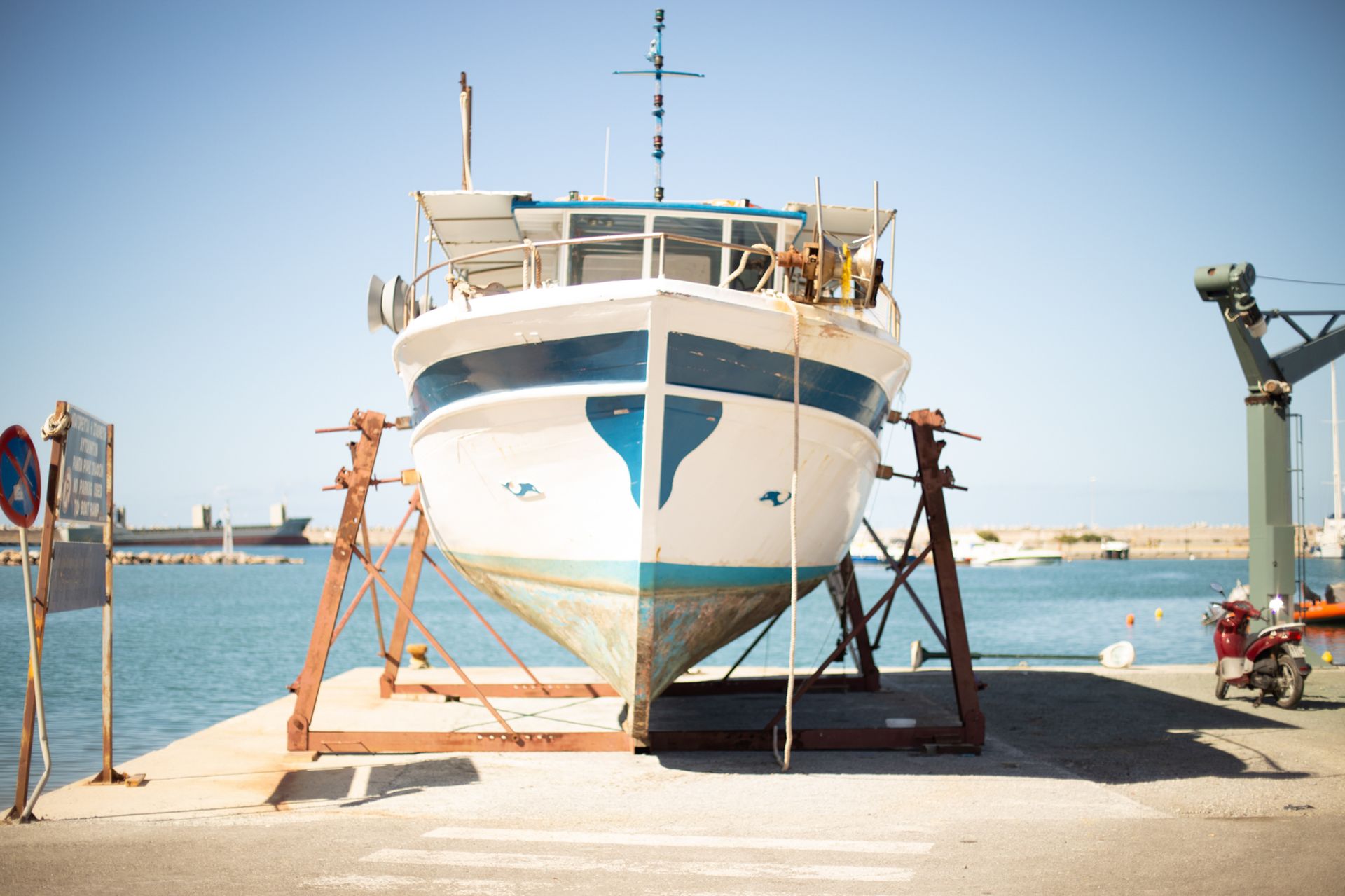 A Wooden Sailboat