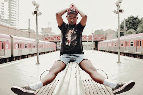 A Person Posing on the Bench