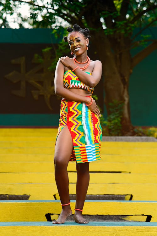 Woman Wearing Traditional Clothes