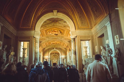 Foto profissional grátis de amontoado, arte do teto, cidade do vaticano