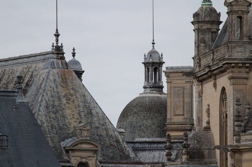 Imagine de stoc gratuită din acoperișuri, arhitectura gotică, chateau de chantilly