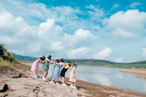 Základová fotografie zdarma na téma asiaté, asijské holky, čára