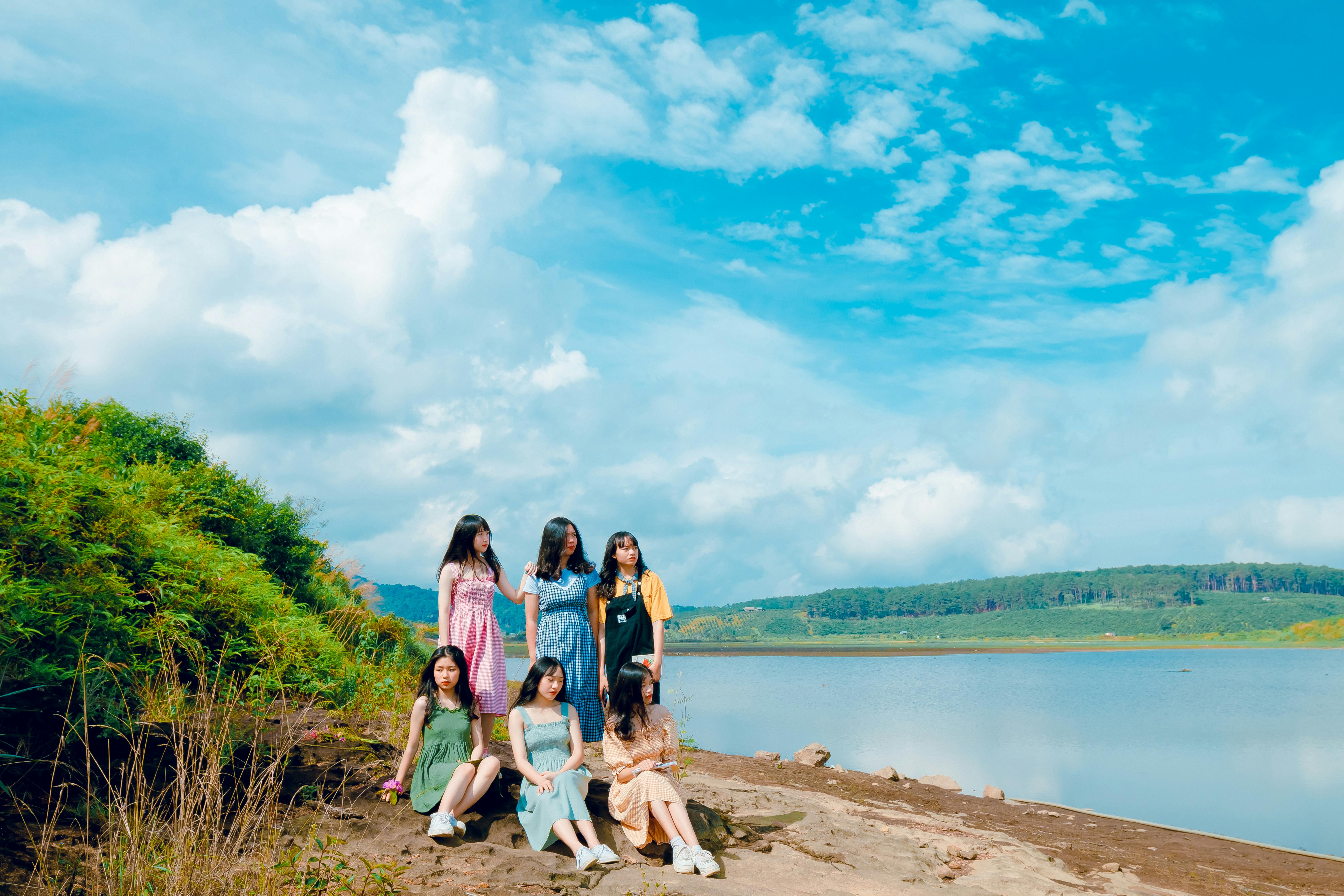 Women Standing Near River · Free Stock Photo