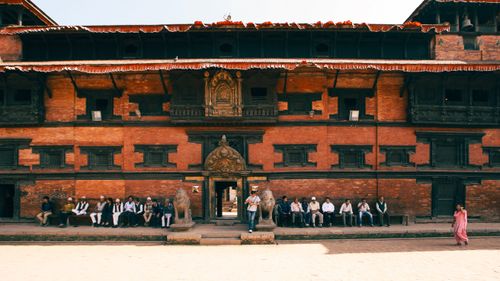 Newari wood carving details