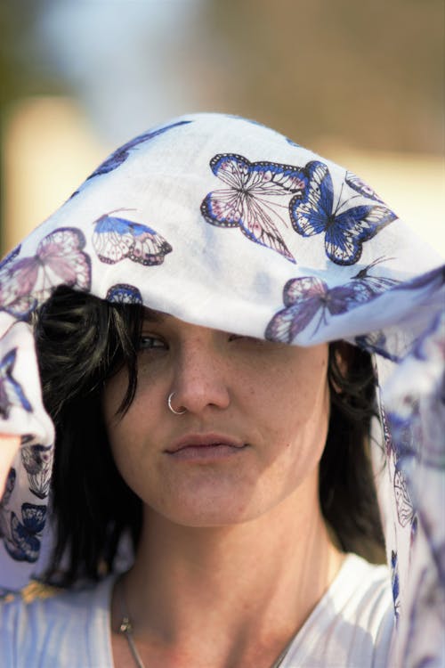 Woman Wearing a Headscarf