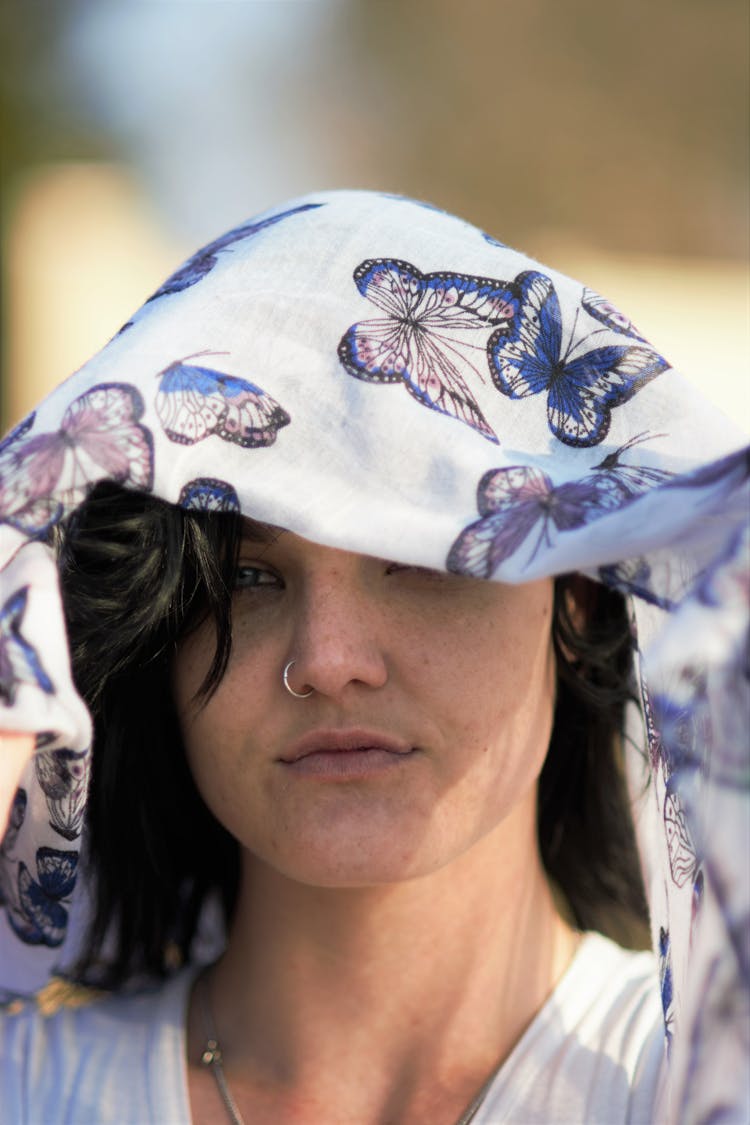 Woman Wearing A Headscarf