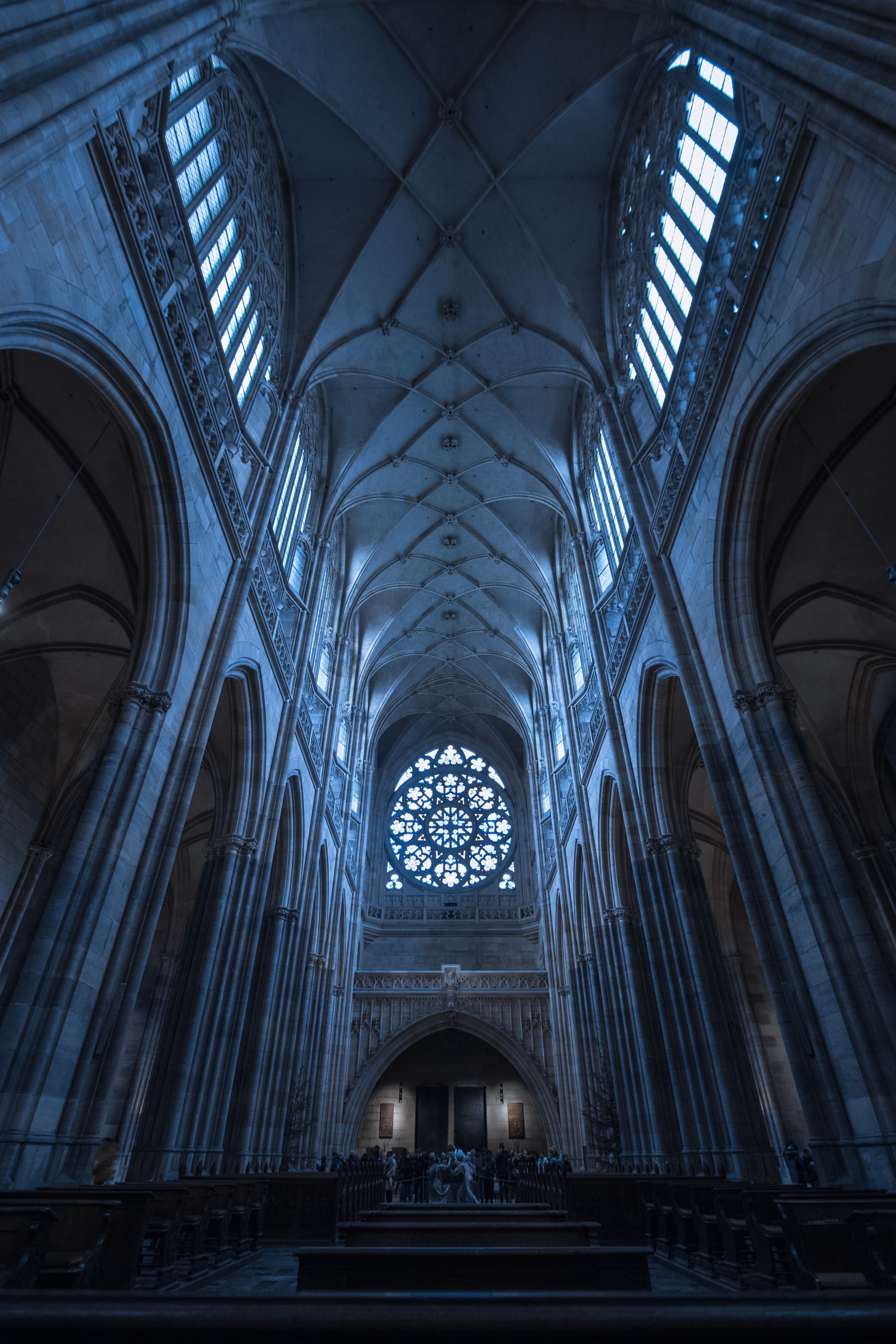 Gothic Cathedral Vaulted Ceiling Architecture · Free Stock Photo