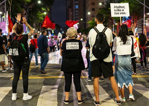 Foto stok gratis bendera, city street, demonstrasi
