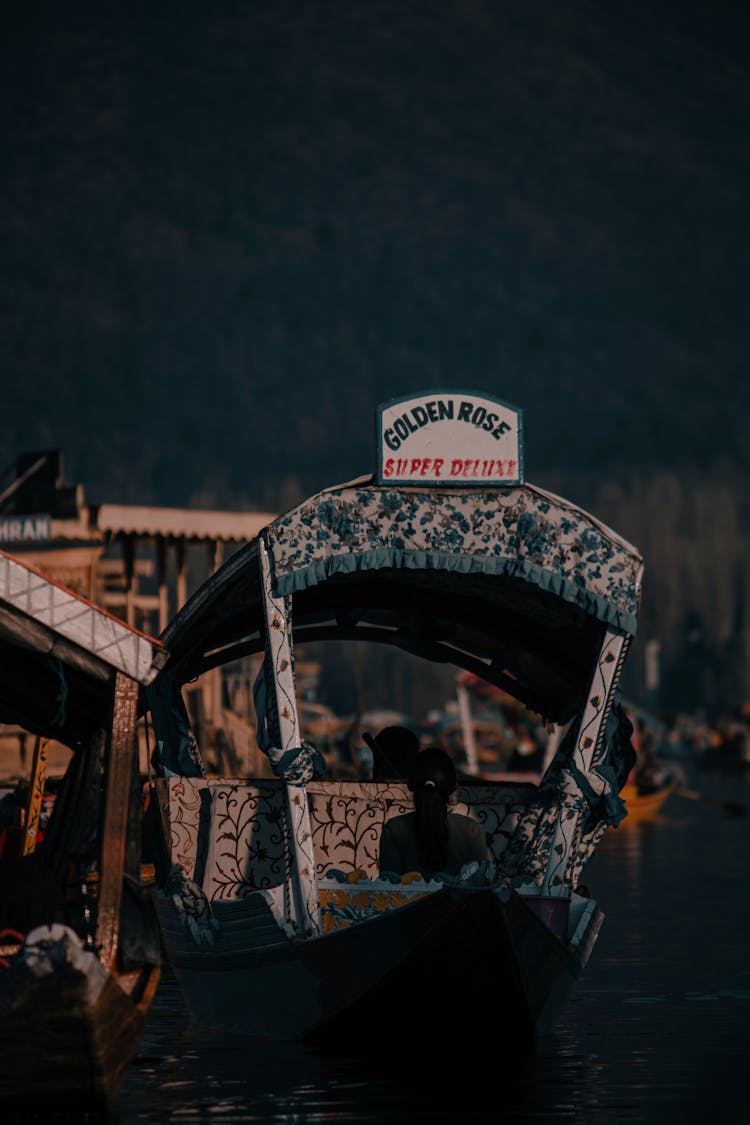 Child Girl Sitting In Shikara