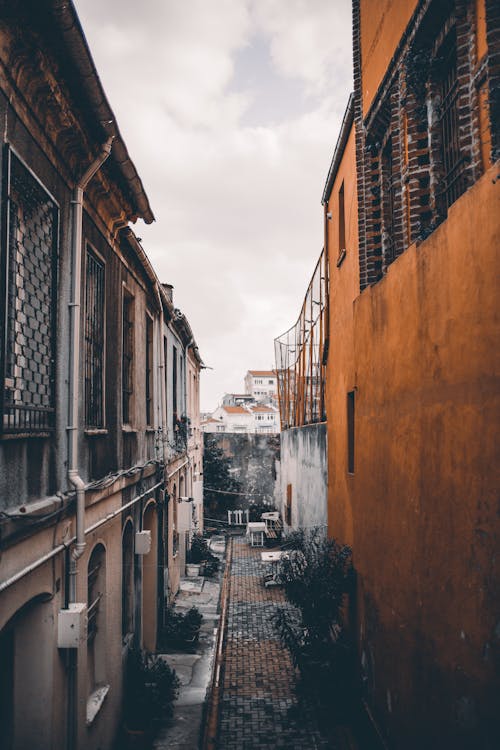 Concrete Houses on the Alleyway