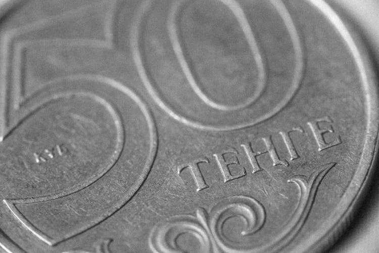 Text On Silver Coin
