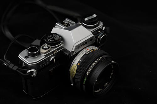 Close-up Photo of an Olympus Camera