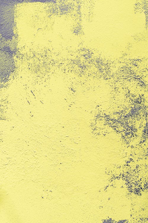 Yellow Wall in Close-up Photography