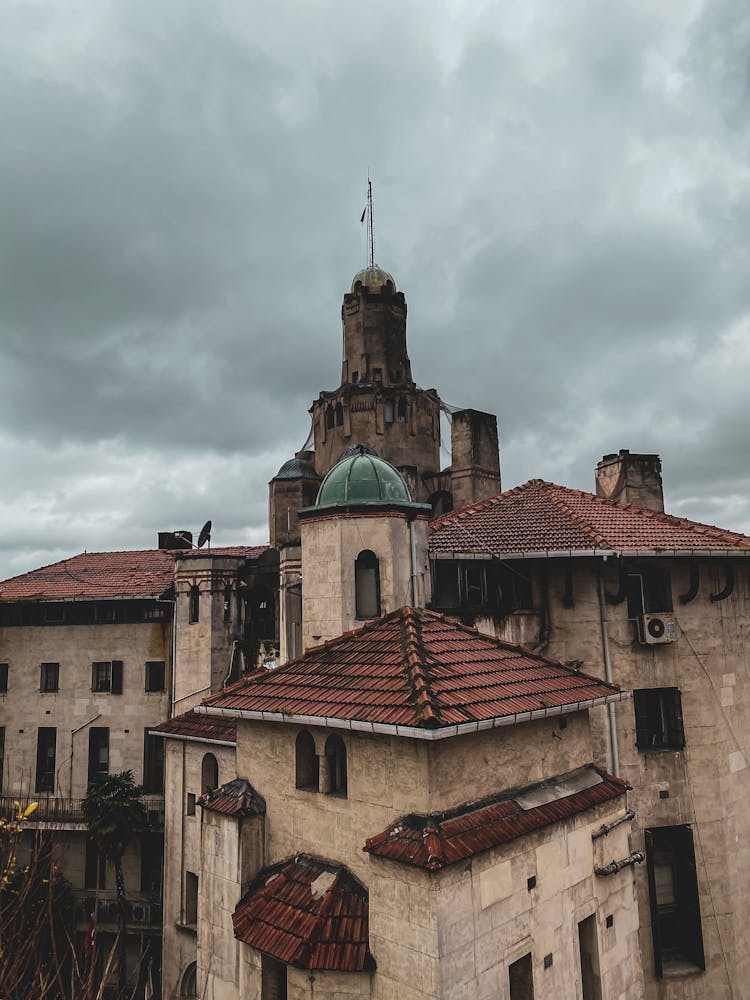 Gray Clouds Above Buildings