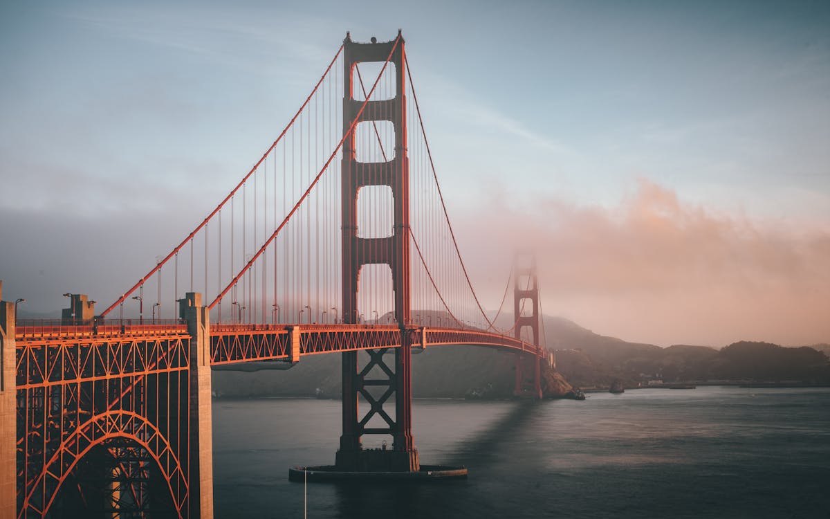 Gratis Golden Gate Bridge, San Francisco, California Foto a disposizione