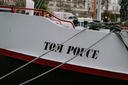 Rope Tied on a Boat