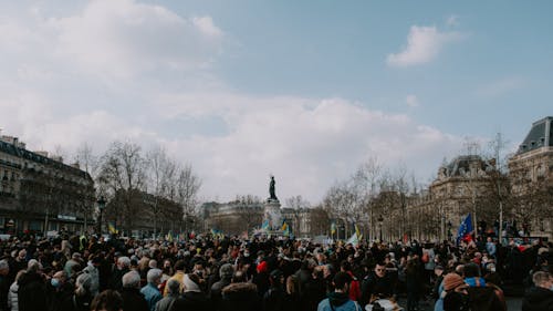 People Protesting on the Street