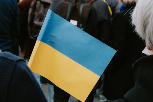 Foto stok gratis aktivis, aktivisme, bendera ukraina