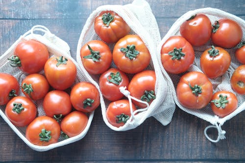 Tomatoes on Net Bags