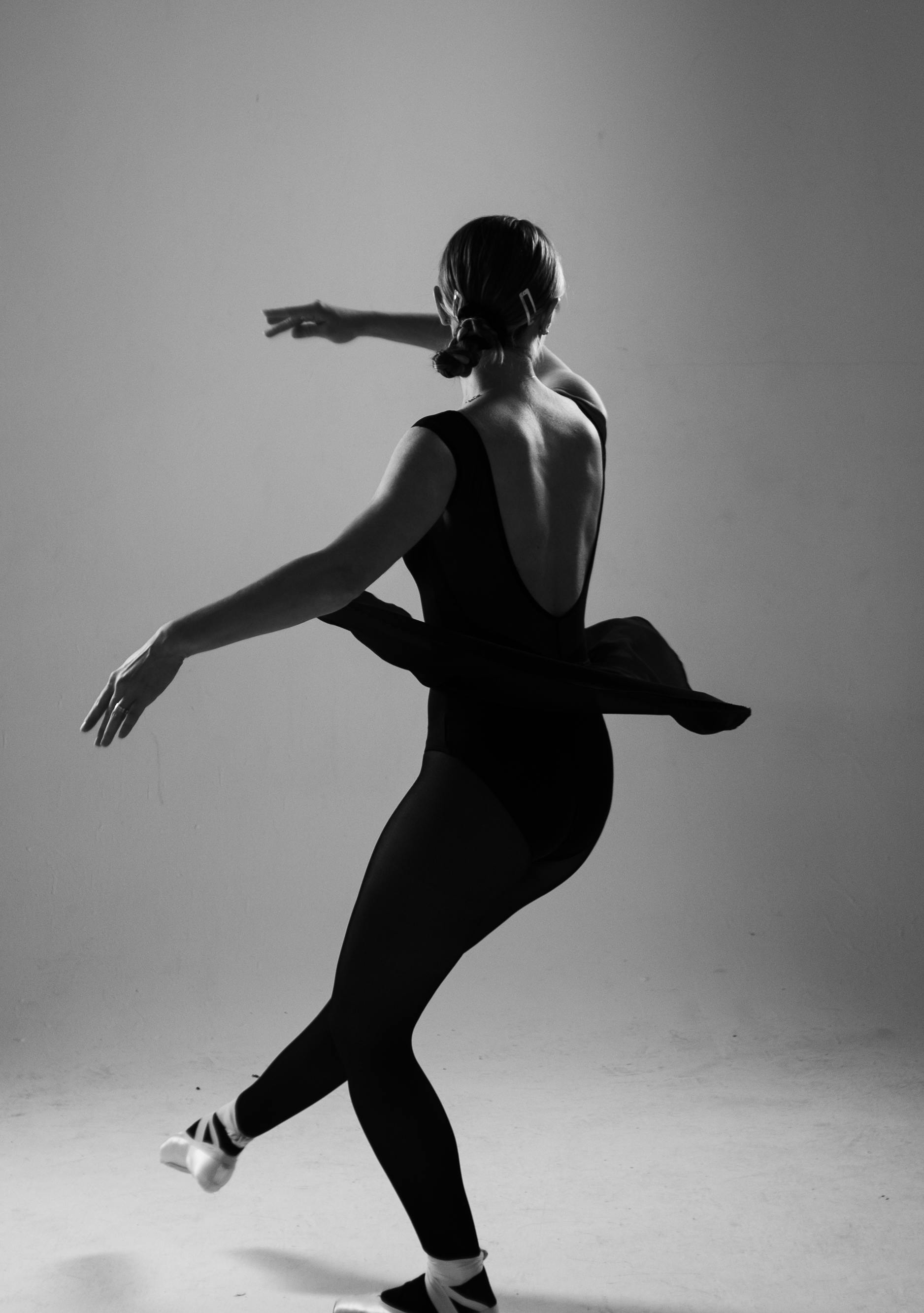 Ballerina in a ballet dance pose uid 1431802 Stock Photo - Alamy