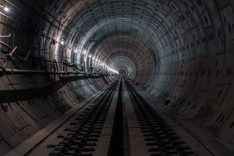 Interior Of Metro Tunnel