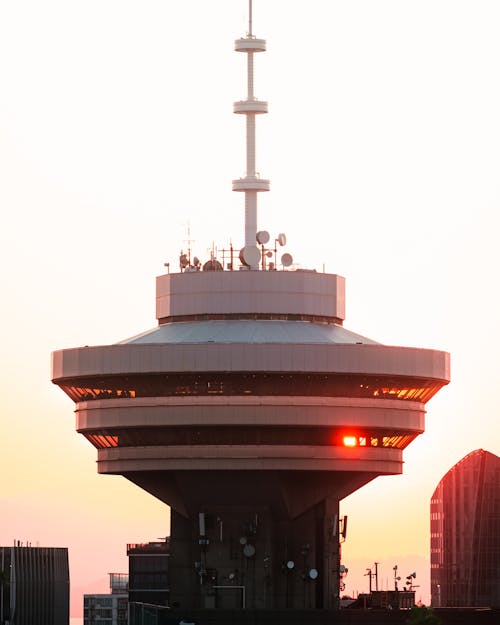 Vancouver Aussichtspunkt Bei Sonnenuntergang