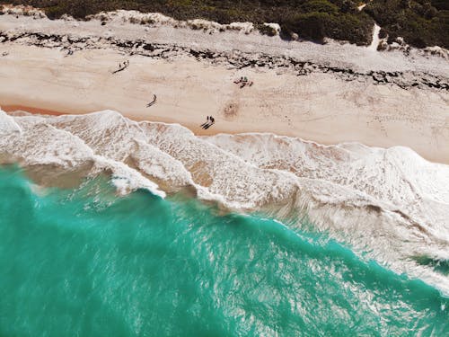 Gratis arkivbilde med bølger, dronebilde, flyfoto