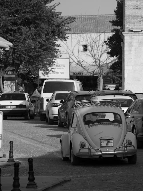 Δωρεάν στοκ φωτογραφιών με Volkswagen Beetle, ασπρόμαυρο, αυτοκίνητα Φωτογραφία από στοκ φωτογραφιών
