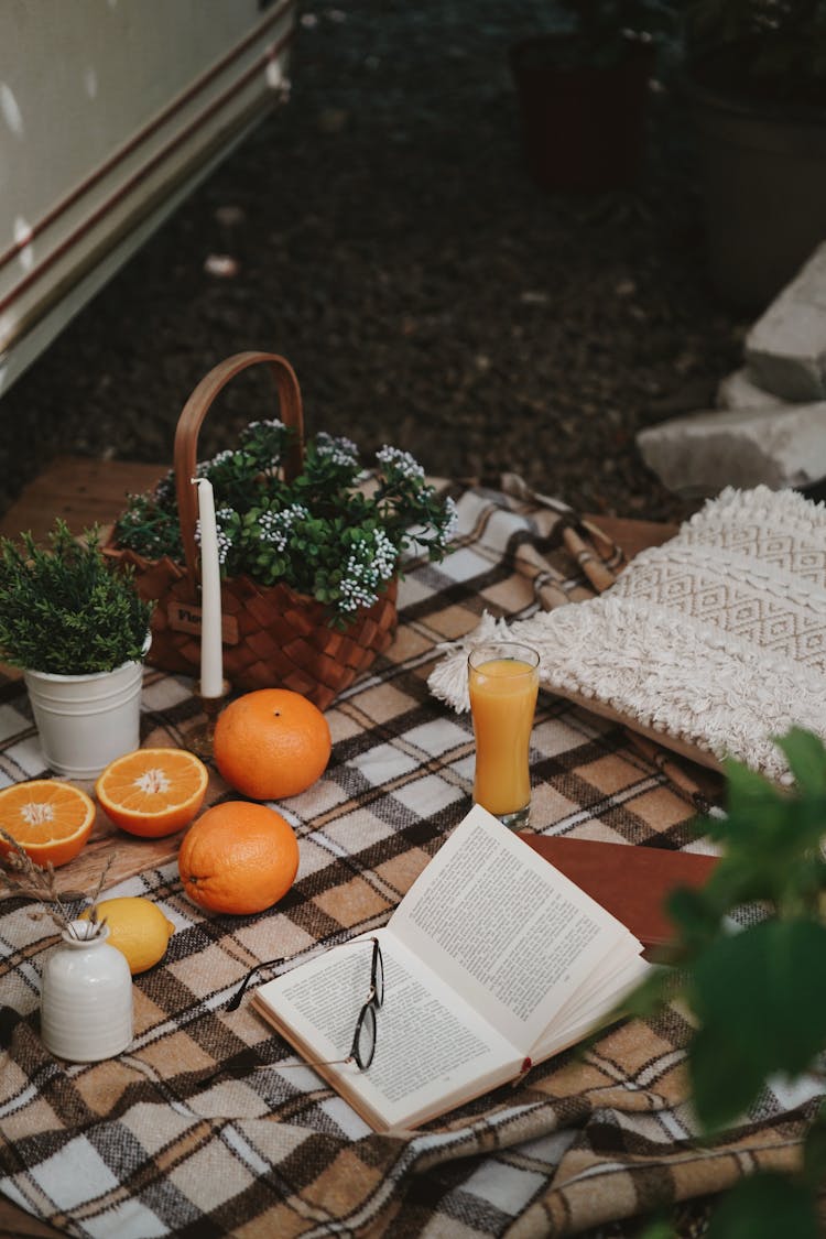 Picnic Arrangement On Table 