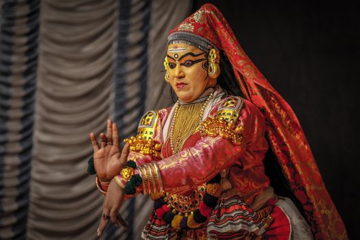 Kathakali dance private performance — Kerala