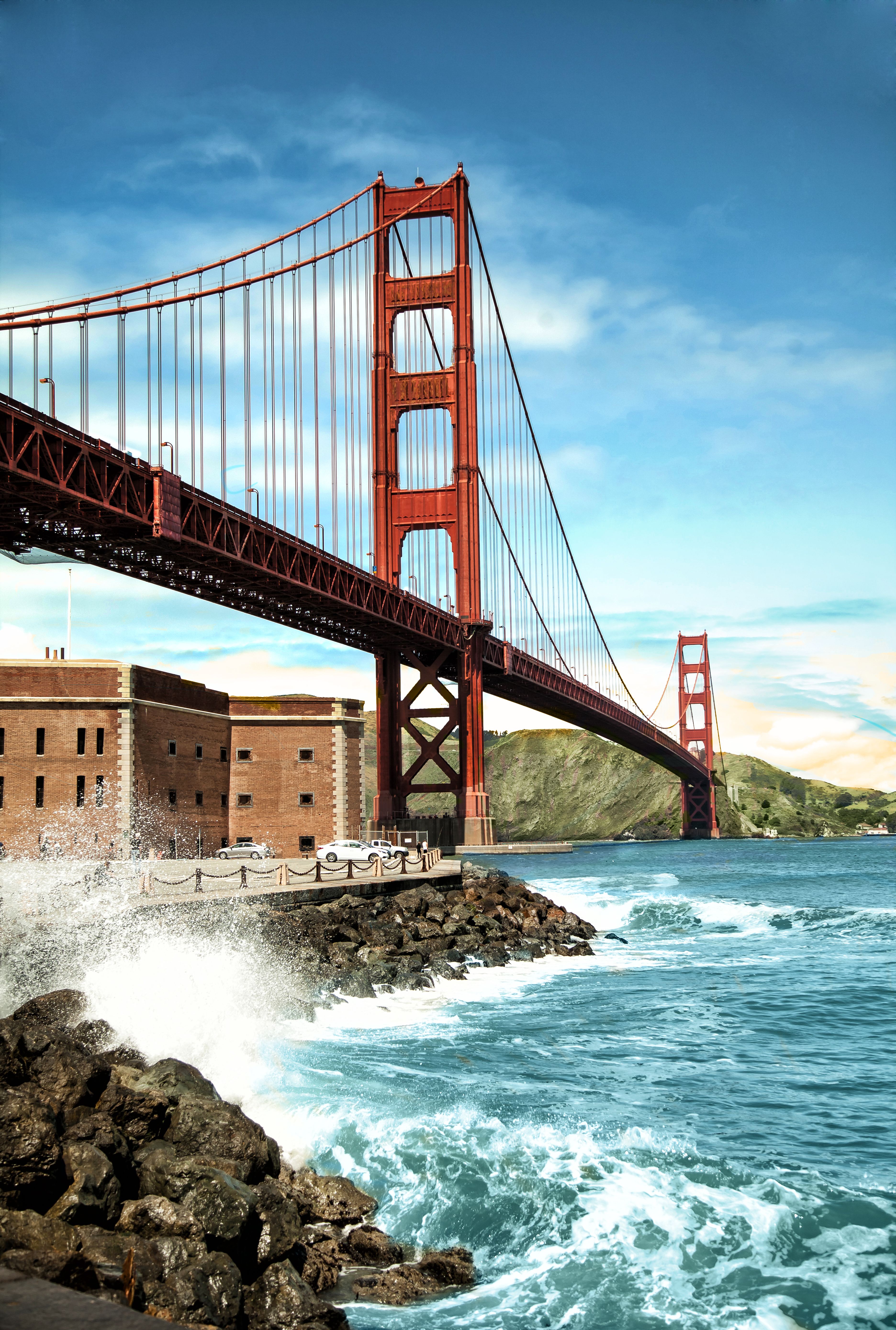 Clouds above the Golden Gate Bridge · Free Stock Photo