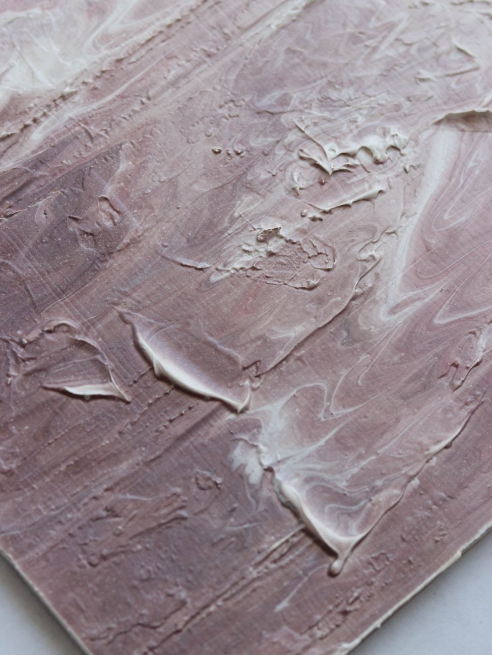 Warm cream-toned abstract painting print