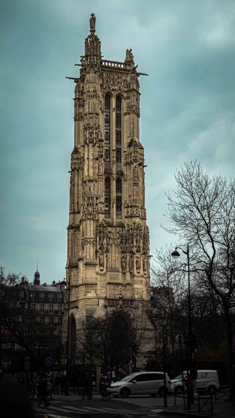 Saint-Jacques Tower In Paris, France