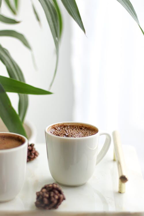 Free White Ceramic Mug With Coffee Stock Photo