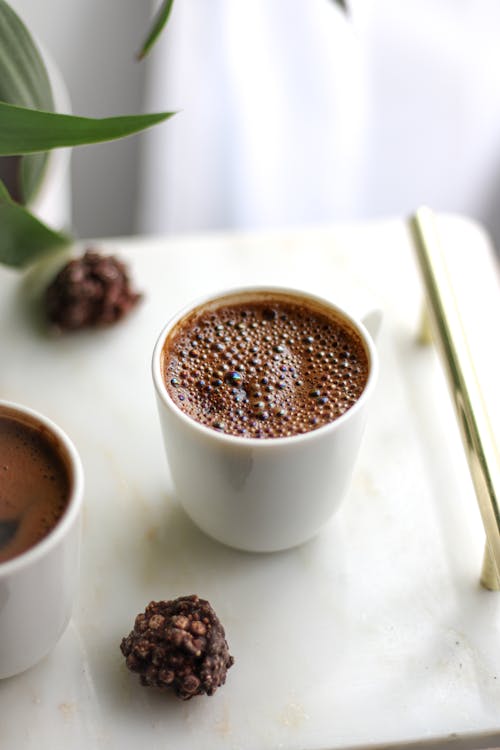 Free Close-Up Shot of Turkish Coffee  Stock Photo