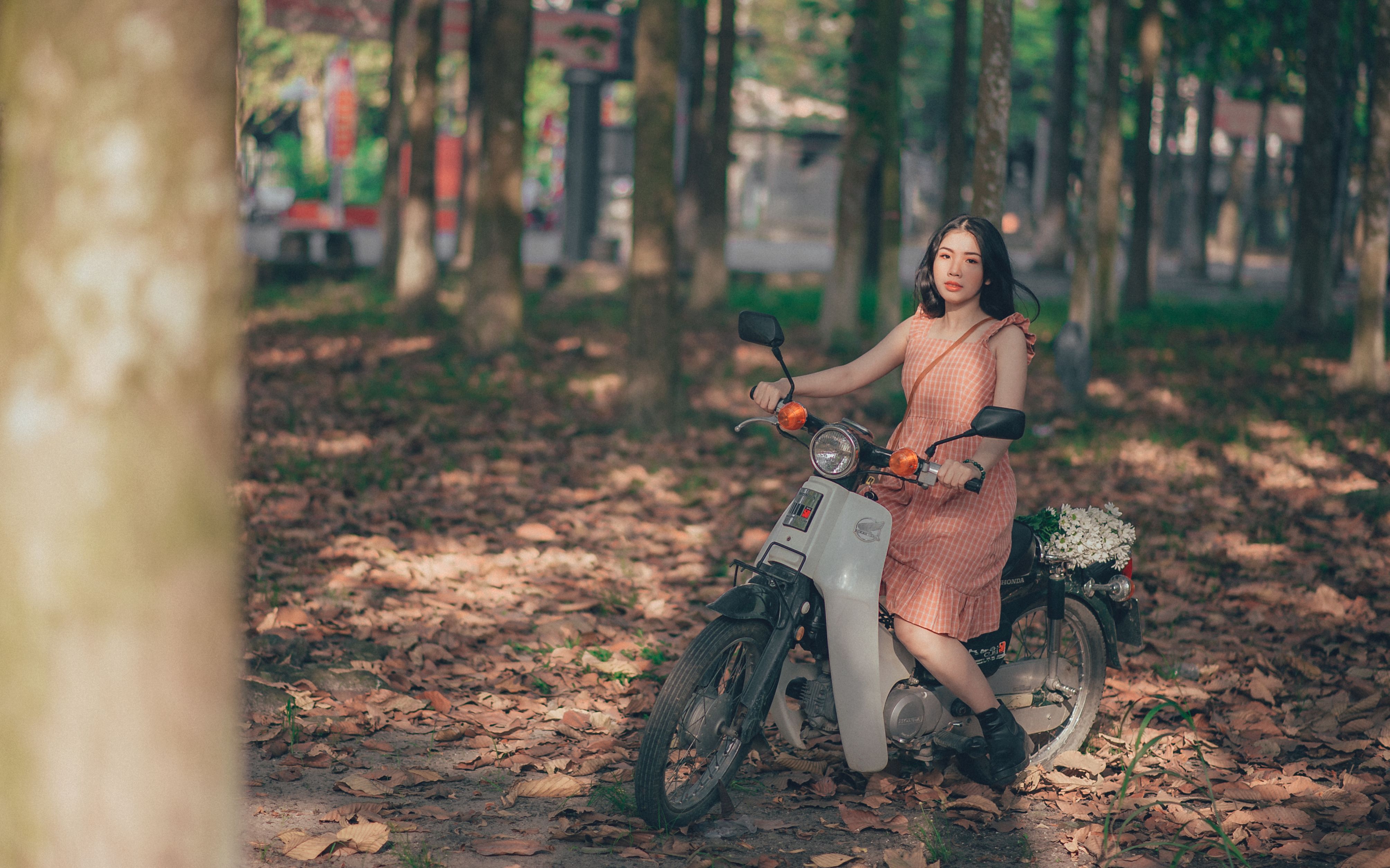 Woman Riding Motorcycle · Free Stock Photo