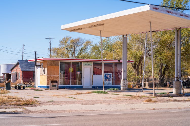 An Abandoned Gas Station