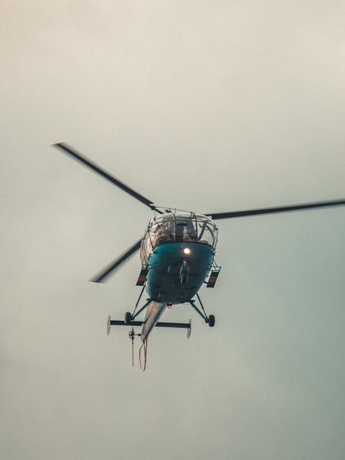 Free A Helicopter Flying Stock Photo
