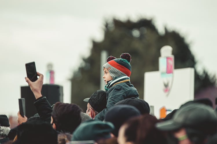 A Boy In A Crowd