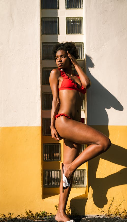 Imagine de stoc gratuită din bikini, femeie, femeie afro-americană