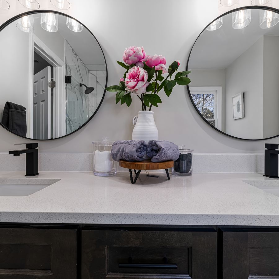 Round Mirror Pair (Vanity)