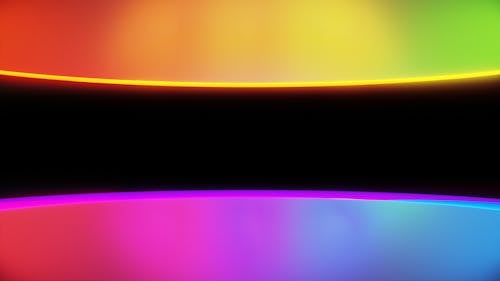 Neon Colorful Abstract Art