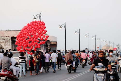 бесплатная Бесплатное стоковое фото с воздушные шары, городской, дорога Стоковое фото