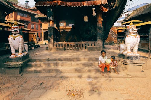 Základová fotografie zdarma na téma buddha, chrám, děti