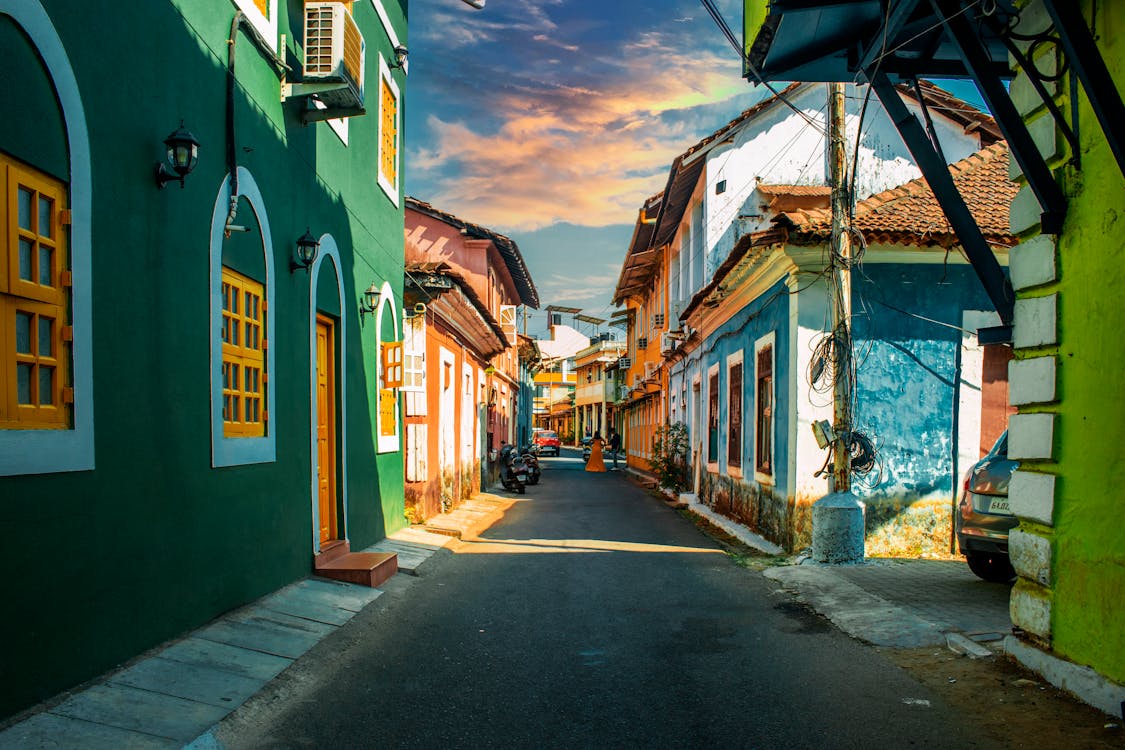 Fotos de stock gratuitas de bairro das fontainhas, bestia exploradora, cafès fontainhas goa